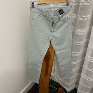 7 For All Mankind Light Gray Denim Pants